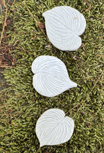 Three Hosta Leaf Stepping Stones for a Fairy Garden or Doll House - 1/12 the size of our full size version