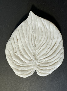 Three Hosta Leaf Stepping Stones for a Fairy Garden or Doll House - 1/12 the size of our full size version