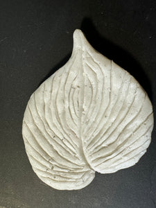 Three Hosta Leaf Stepping Stones for a Fairy Garden or Doll House - 1/12 the size of our full size version