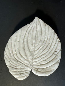 Three Hosta Leaf Stepping Stones for a Fairy Garden or Doll House - 1/12 the size of our full size version
