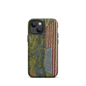 Tough Case for iPhone® - American Flag Garden
