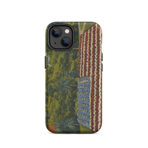 Tough Case for iPhone® - American Flag Garden