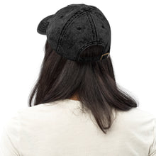 Vintage Cotton Twill Cap - White Lettering