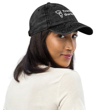 Vintage Cotton Twill Cap - White Lettering
