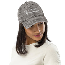 Vintage Cotton Twill Cap - White Lettering