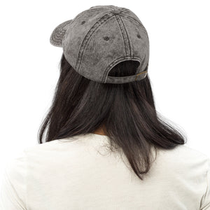 Vintage Cotton Twill Cap - White Lettering
