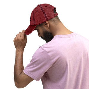 Vintage Cotton Twill Cap - Black Lettering