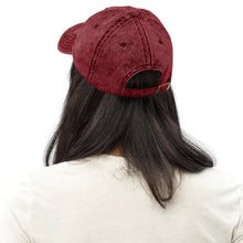 Vintage Cotton Twill Cap - White Lettering