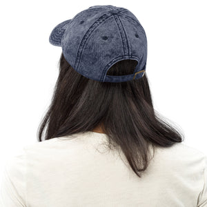Vintage Cotton Twill Cap - White Lettering