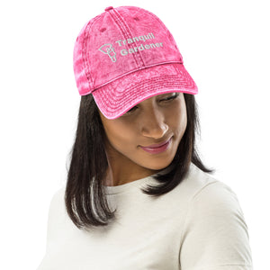 Vintage Cotton Twill Cap - White Lettering