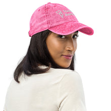 Vintage Cotton Twill Cap - White Lettering