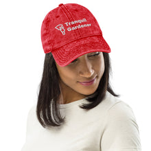 Vintage Cotton Twill Cap - White Lettering