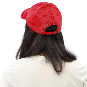 Vintage Cotton Twill Cap - White Lettering