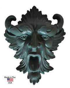 Faun Green Man Wall Plaque