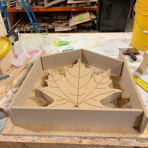 Maple Leaf Stepping Stone